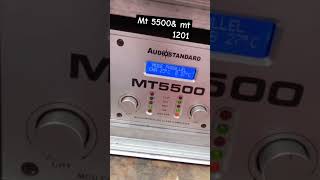 Mt 5500 and qd audio Mt 1201 amplifier pawar [upl. by Hanny3]