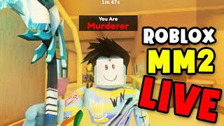 🔴 PLAYING MM2 LIVE with VIEWERS  Murder Mystery 2 Live Roblox 🔴 mm2 roblox shorts [upl. by Yur]