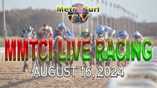 16 August 2024  Philippines Horse Racing Live  Metro Manila Turf Club Inc [upl. by Ielhsa]