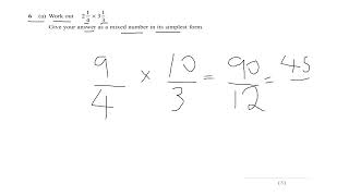 Multiplying Mixed Fractions KS3 GCSE 91 Maths KS2 Maths SATS 11 Maths 13 Maths OCR AQA EDEXCEL [upl. by Itsym837]