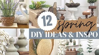 12 SPRING THRIFT FLIPS • DIY Inspiration and Ideas • spring decor on a budget • unique ideas [upl. by Ibbob]