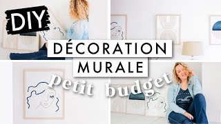 DIY DECORATION MURALE PETIT BUDGET [upl. by Yelkcub96]