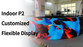 Super High Definition Indoor P2 Customized Flexible Display nseled nseledcloud nseledeurope [upl. by Kwok]