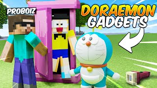 Minecraft But I Can Use DORAEMON GADGETS [upl. by Harpole]