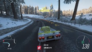 Forza Horizon 4 Forest Green Speed Zone  How To winter [upl. by Llehsar]