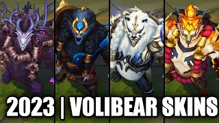 ALL VOLIBEAR SKINS SPOTLIGHT 2023  League of Legends [upl. by Rubi]