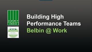 Building high performance teams  BELBIN  Work [upl. by Jerrine713]