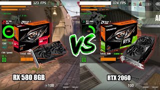 RX 580 VS RTX 2060 VALORANT Benchmark Test [upl. by Navar]