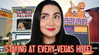 I Stayed At Every Hotel On The Vegas Strip [upl. by Nonnelg917]