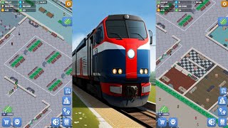 Idle Train Empire Tycoon Gameplay Mobile Game Walkthrough All Levels Android Ios 1 [upl. by Limbert]