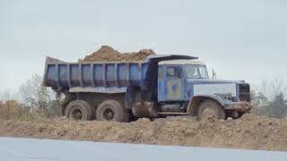 KrAZ256B Muldenkipper KrAZ256B Old Soviet Dump Truck [upl. by Hobard]