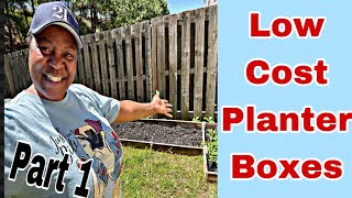 HOW TO MAKE PLANTER BOXES CHEAP AND EASY  Project 1 [upl. by Adamson473]