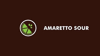 How To Make An Amaretto Sour  Liqueur Cocktail [upl. by Teddie479]