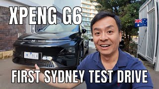 Real World Test Drive of RHD XPENG G6 in Sydney Australia 2024 [upl. by Harahs]