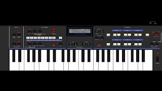 Casio CZ101 Synthesizer test 1984 Emulated [upl. by Marlane]