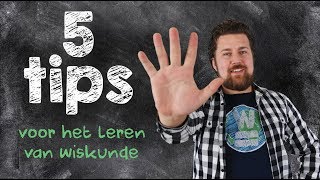 Hoe leer je wiskunde het best  5 tips [upl. by Atnauqahs314]