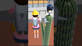 mio kill polisi 🤣😂😁😎 sakuraschoolsimulator sakuragaming1992 sakuragaming sss shorts [upl. by La499]