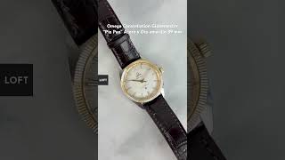 LOFTcl  Omega Constellation Globemaster “Pie Pan” Acero y Oro amarillo 39 mm [upl. by Arrahs]