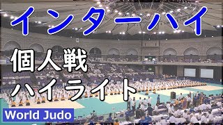 インターハイ柔道 2019 男子個人 ハイライト JUDO Highlights [upl. by Vierno]