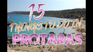 Top 15 Things To Do In Protaras Cyprus [upl. by Nilreb]