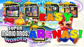 How to beat all 5 KO Arenas quick easy Super Mario Wonder [upl. by Nicki411]