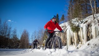 Fatbike Tremblant  Chalet des Voyageurs [upl. by Dorice462]