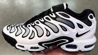 Nike Air Max Plus Drift White Silver Black Shoes [upl. by Xad443]