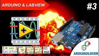 Comunicación ARDUINO y LabVIEW 3  Entradas digitales [upl. by Animaj132]