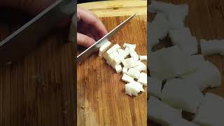 Halloumi salad asmr cooking lunch breakfast cabage halloumi Yasmas Recipes follow for more [upl. by Negaem709]