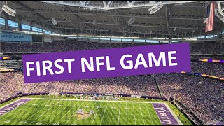 My First Ever NFL Game Day Experience  Awesome Come from Behind Victory for the Home Team [upl. by Aiekal]