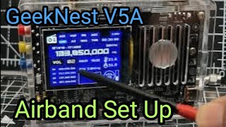 GEEKNEST V5A Receiver  Airband Set Up [upl. by Robinett]