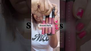 Lakme forever matte liquid lip color swatches lipstickjunkie swatches budgetfriendlymakeup [upl. by Eisele]