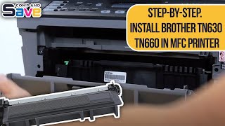 Brother MFCL2700DW Printer Toner Cartridges Installation [upl. by Adnalro582]