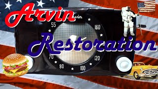 Arvin 450TL AA5 Radio Restore Down Under with Retr0bright [upl. by Eireva412]