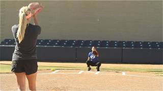 Softball Pitching Drills Around the world  Amanda Scarborough [upl. by Chelsea]