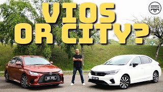 Toyota Vios or Honda City Which Should You Buy [upl. by Ailasor]