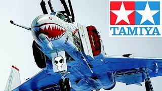 TAMIYA F4B Phantom II™✅ Full video build 148th scale [upl. by Nodnek764]