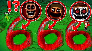 JJ and Mikey Found Mimic in Minecraft Hell  Maizen Animation [upl. by Busey209]