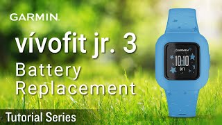 Tutorial  vívofit jr 3 Battery Replacement [upl. by Irish]