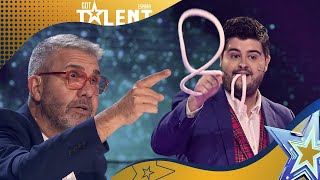 La hilarante COMEDIA de este MAGO se lleva el PASE DE ORO  Semifinales 01  Got Talent España 2023 [upl. by Novled136]