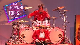 Mad Drummer Top 5 Greatest Moments [upl. by Giulietta]