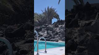 Volcanic Rock waterfall at Elba Royal Village Resort Lanzarote hoteleselba [upl. by Harold]