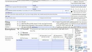 Learn How to Fill the Form 1040a US Individual Income Tax Return [upl. by Sida867]