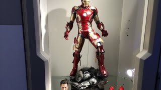 quotFirst Lookquot 14 Scale Iron Man MK43 Age of Ultron by Hot Toys [upl. by Nakeber]