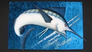 3D Swordfish Cake Tutorial  Sample [upl. by Daniella]