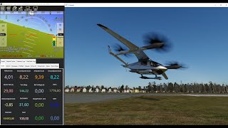 Beta Technologies ALIA250  Ardupilot SITL in XPlane 12 [upl. by Nakah]