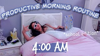 INSANELY PRODUCTIVE HIGH SCHOOL MORNING ROUTINE [upl. by Stig189]