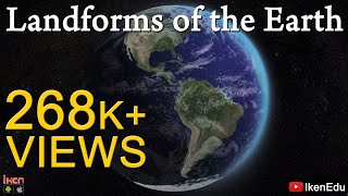 Learn about the Land Forms of Earth  iKen  iKen Edu  iKen App [upl. by Narton155]