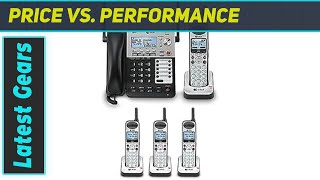 ATampT SB67118  SB67138 SynJ 4Line Extendable CordedCordless Phone System  Best for [upl. by Goldie]