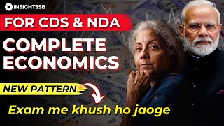 New Pattern Economics for CDS 2 2024 amp NDA GAT  CDS Gk Last Minute Revision [upl. by Siramad]